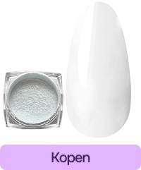 Pastel mirrorpoeder voor nagels MANY BEAUTY zeemeermin holografisch effect